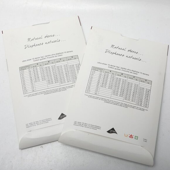 Vintage SECRET SILVER Au Natural Pantyhose Nylons Light Control Size A/B  -2 pks - Picture 4 of 4